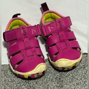 Plae Sam 2.0 Fuscia Play-worthy Sandals Size 6 Toddler